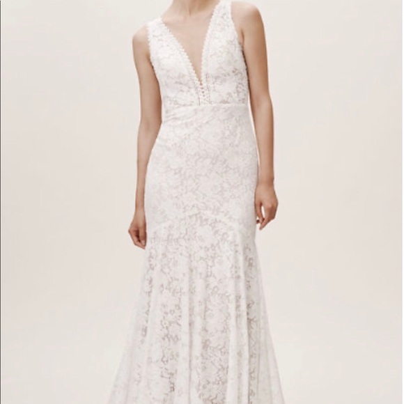 BHLDN-New, Whispers Echoes Latimer Gown, Size 12